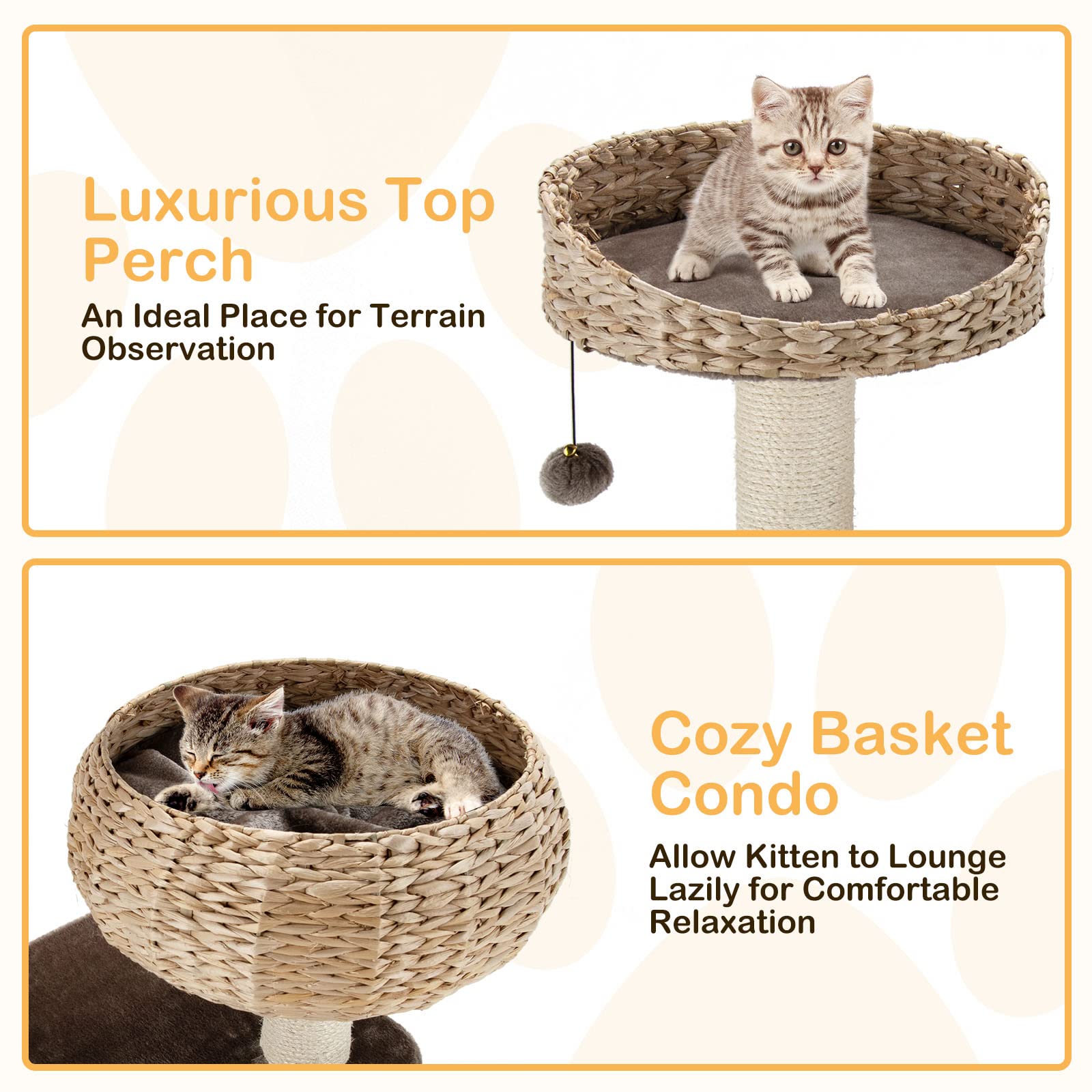 PETSITE panier elevé pour repos et sieste douillette