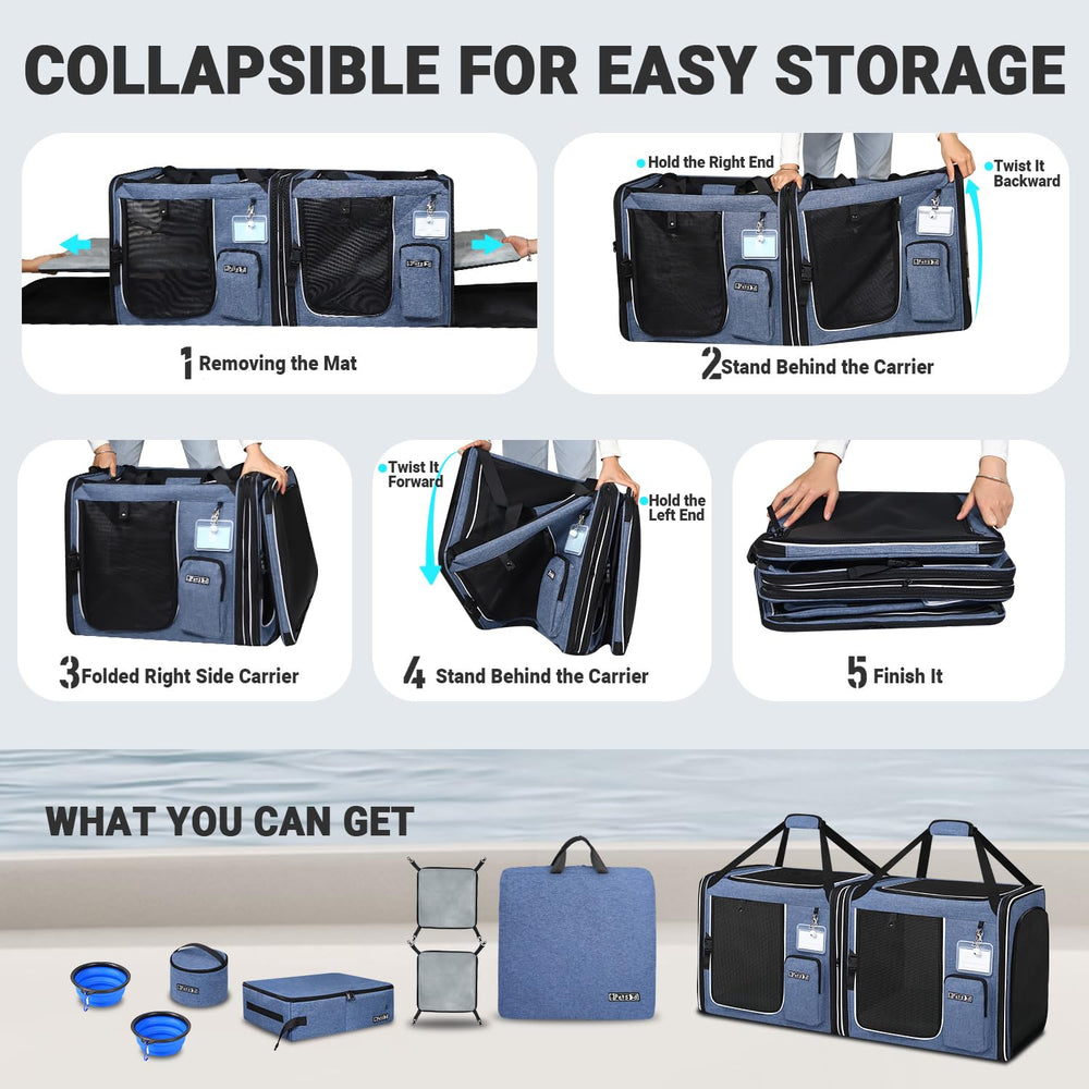 Petskd dispositif pliable et rangement simple apres voyage.