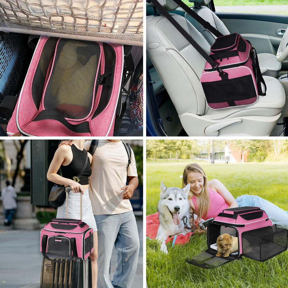 Petskd porte-animal intérieur spacieux: confort et tranquillité pendant le trajet.