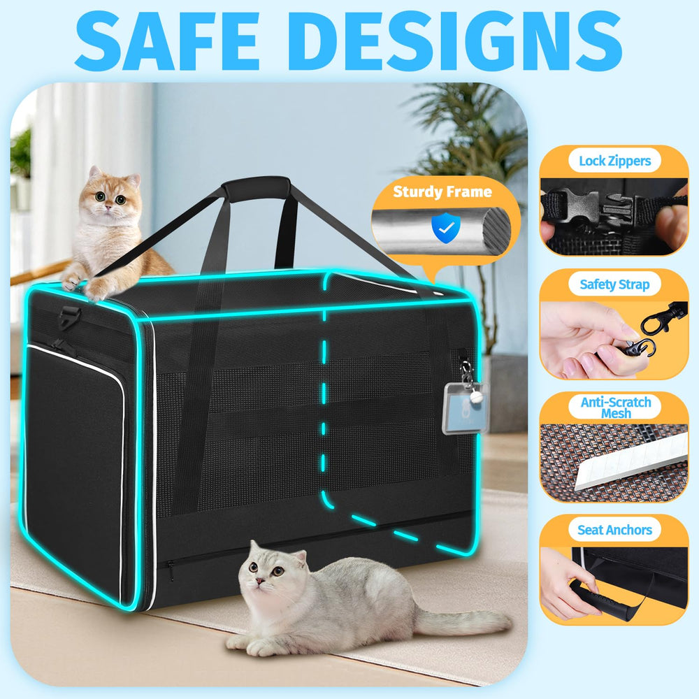Petskd porte-chat XL pliable et pratique pour le rangement.
