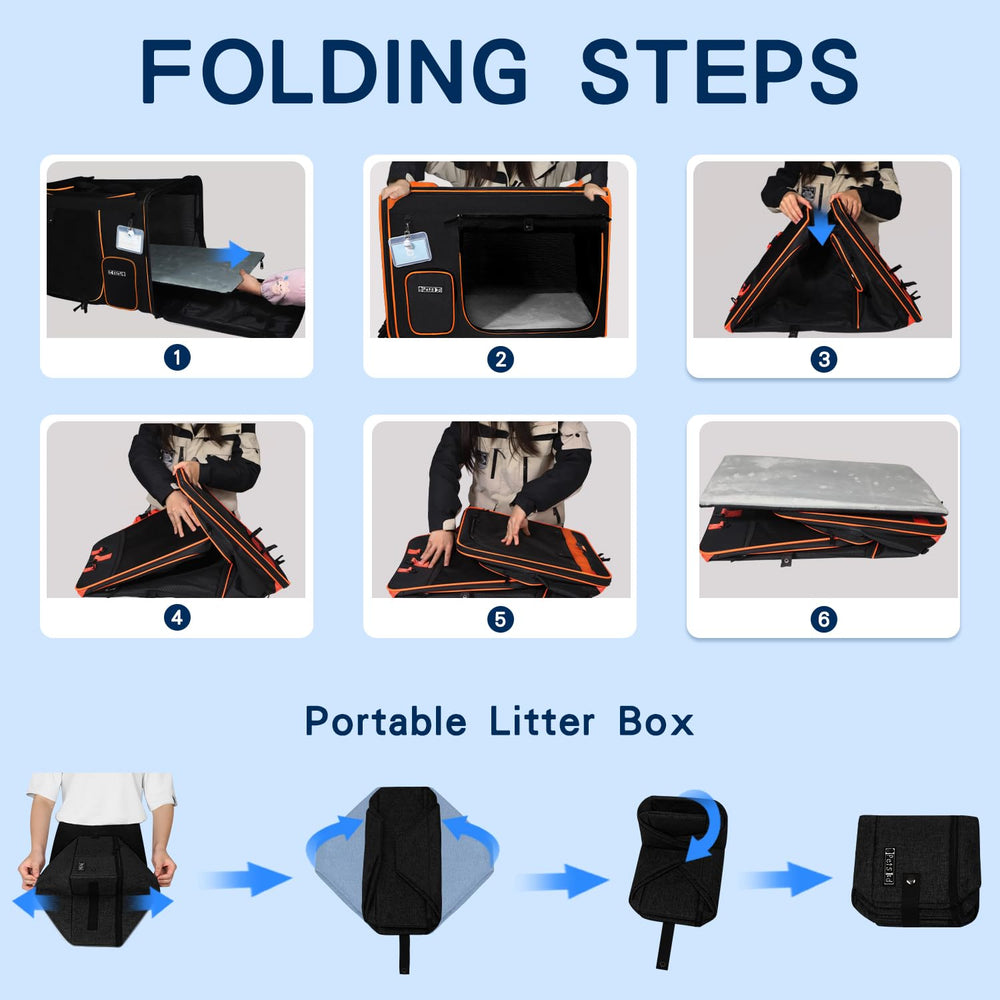 Petskd sac-chat XL fermetures à glissière avec verrouillage évitant les ouvertures involontaires.