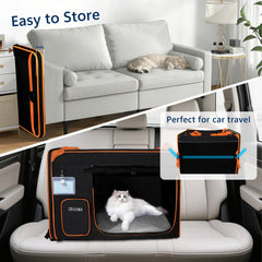 Petskd sac-chat XL ventilation multiple assurant une bonne circulation d air.
