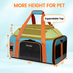 Petskd transport petit animal roulant sous siège, pratique pour voyager en avion.