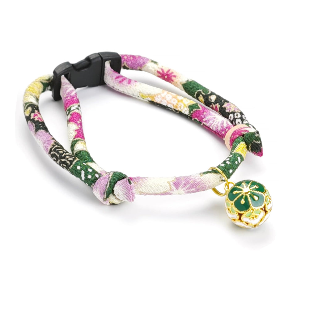 PetsMeow collier doux en crepe japonaise pour le pelage