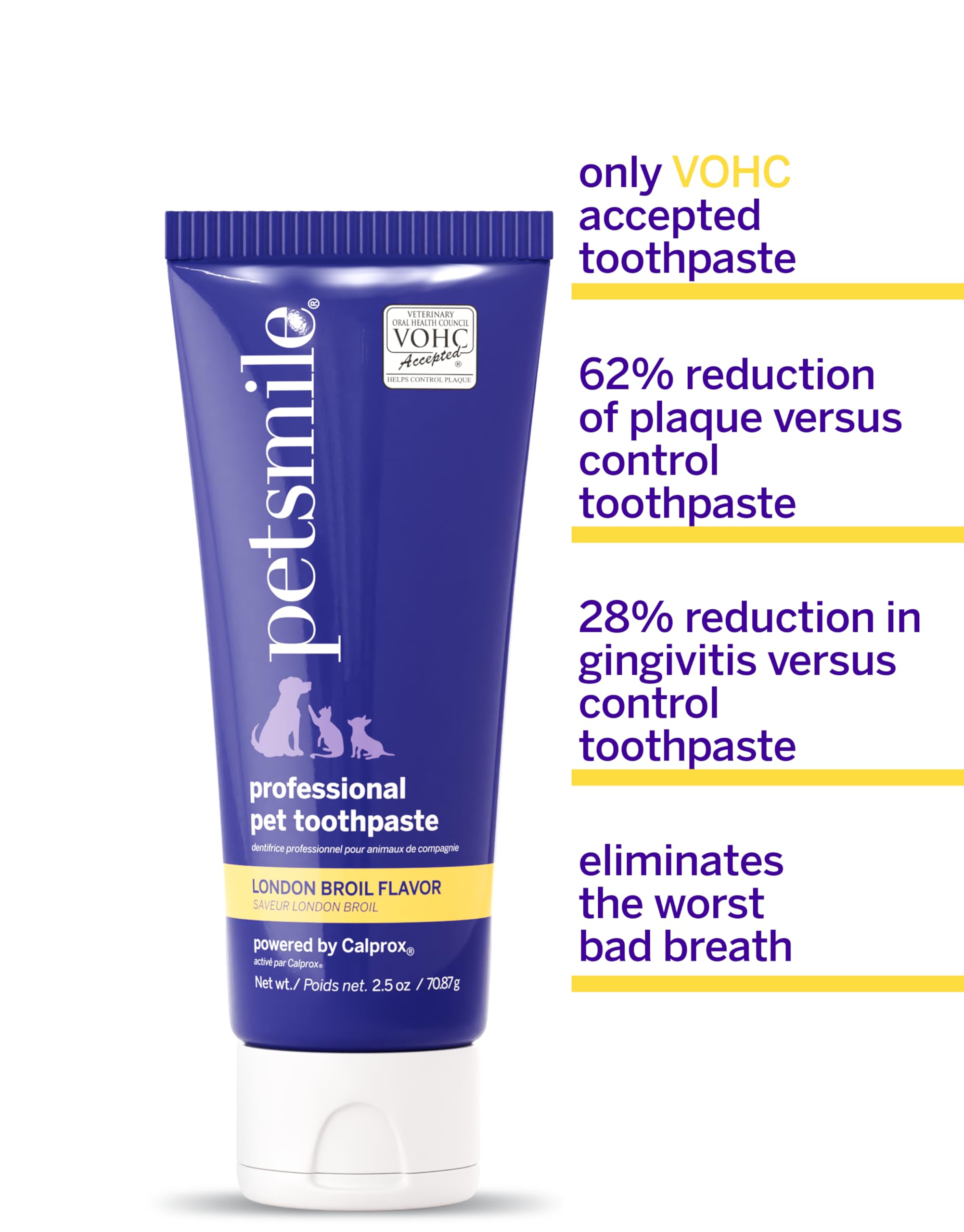 petsmile application-sans-brossage sur les dents, pratique et rapide pour les chiens et chats.