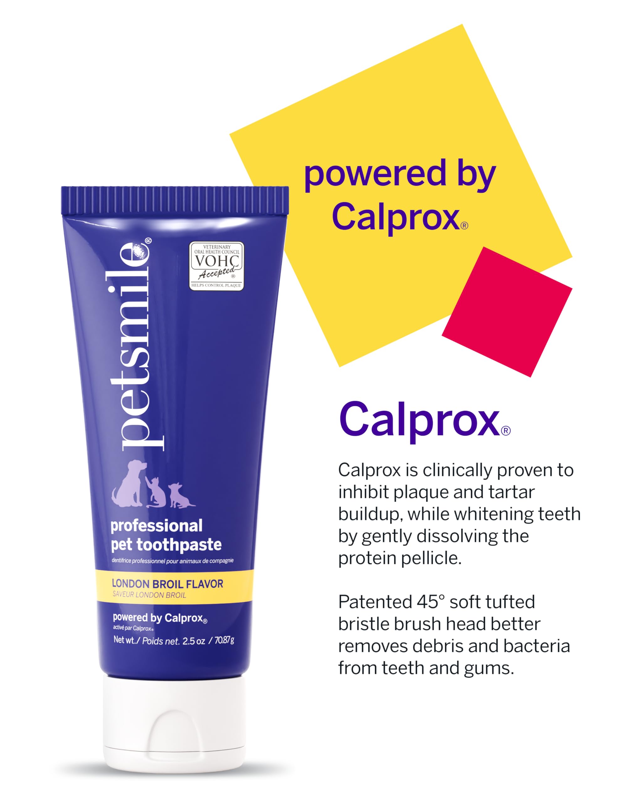 petsmile-calprox-efficacite-contre-plaque et tartre chez les animaux.