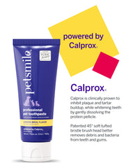 petsmile-calprox-efficacite-contre-plaque et tartre chez les animaux.