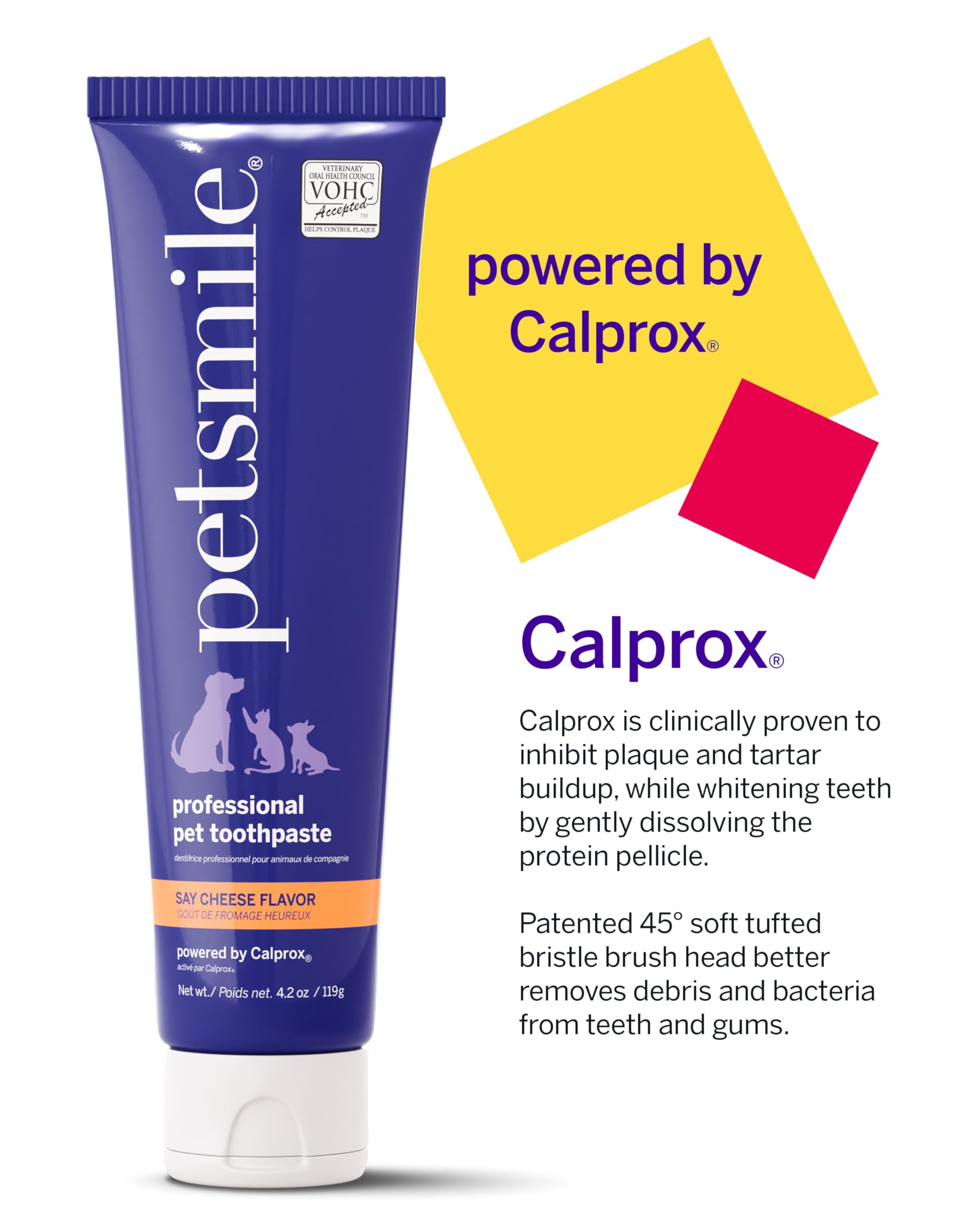Petsmile dents claires grâce à Calprox.