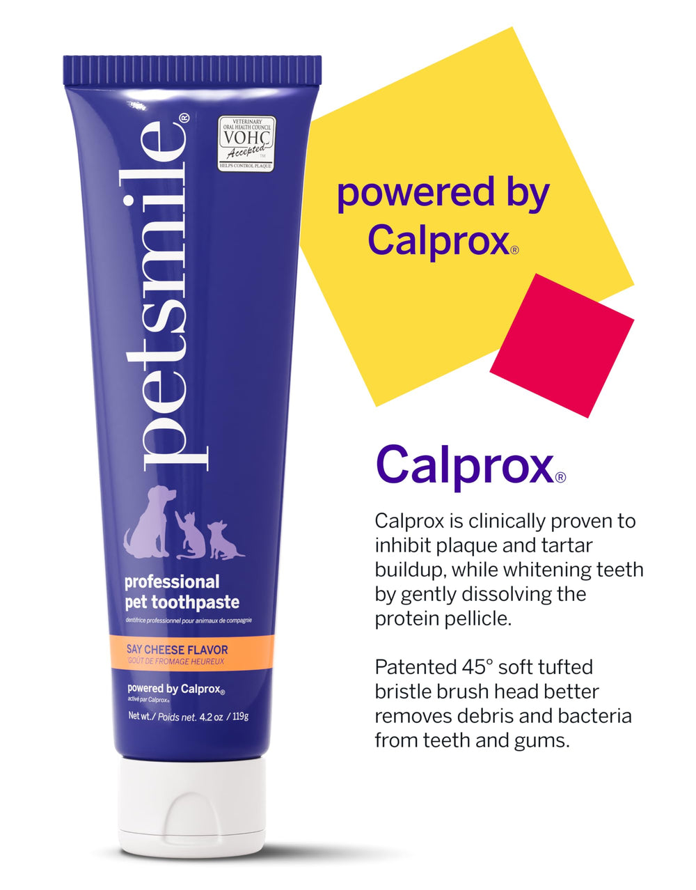 Petsmile dents claires grâce à Calprox.