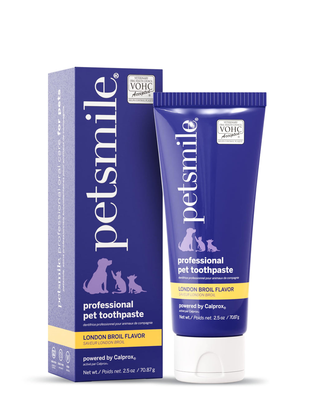 petsmile tube-pâte-dentaire prêt à l’emploi pour l’hygiène dentaire des animaux.