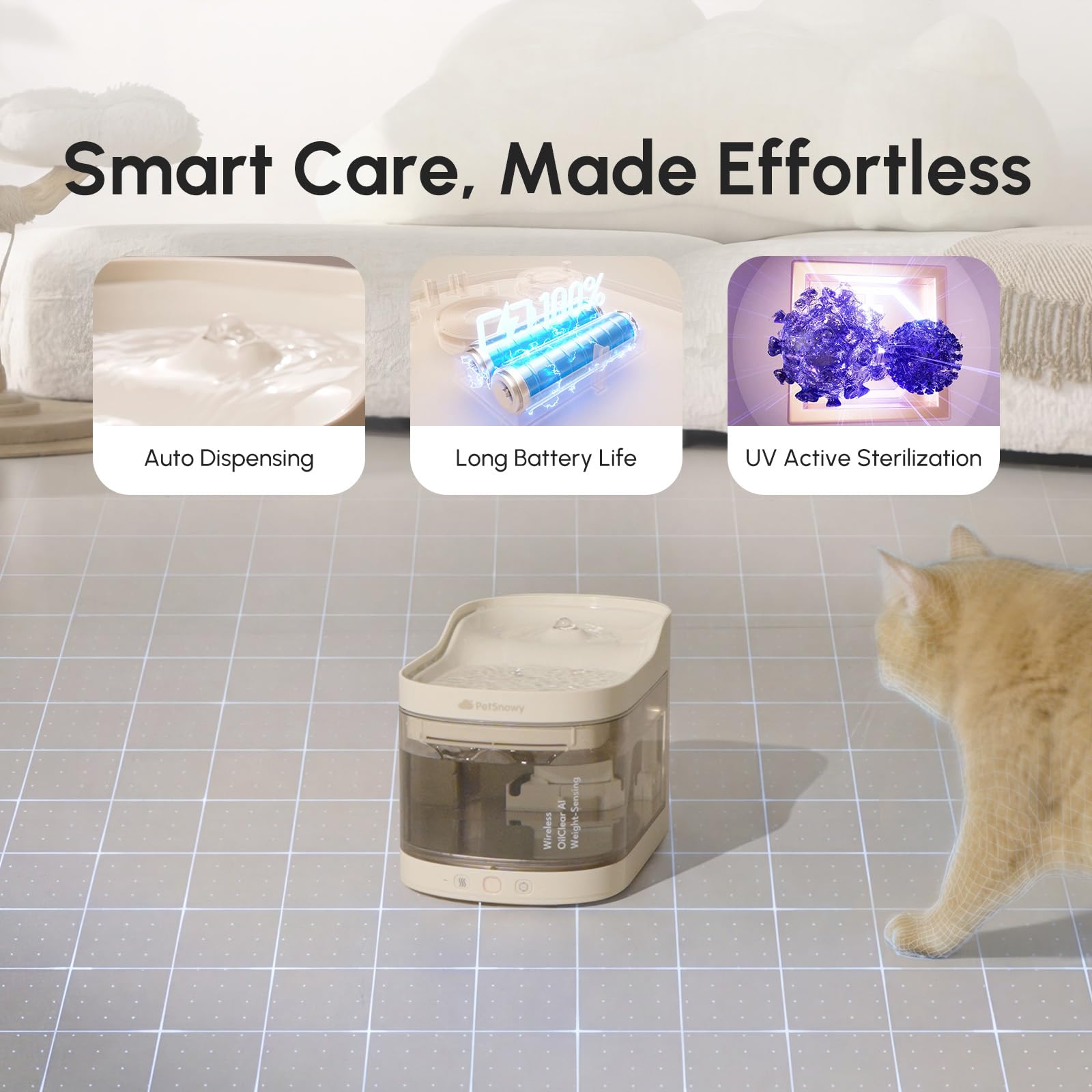 OilClear AI: design compact et discret dans votre intérieur