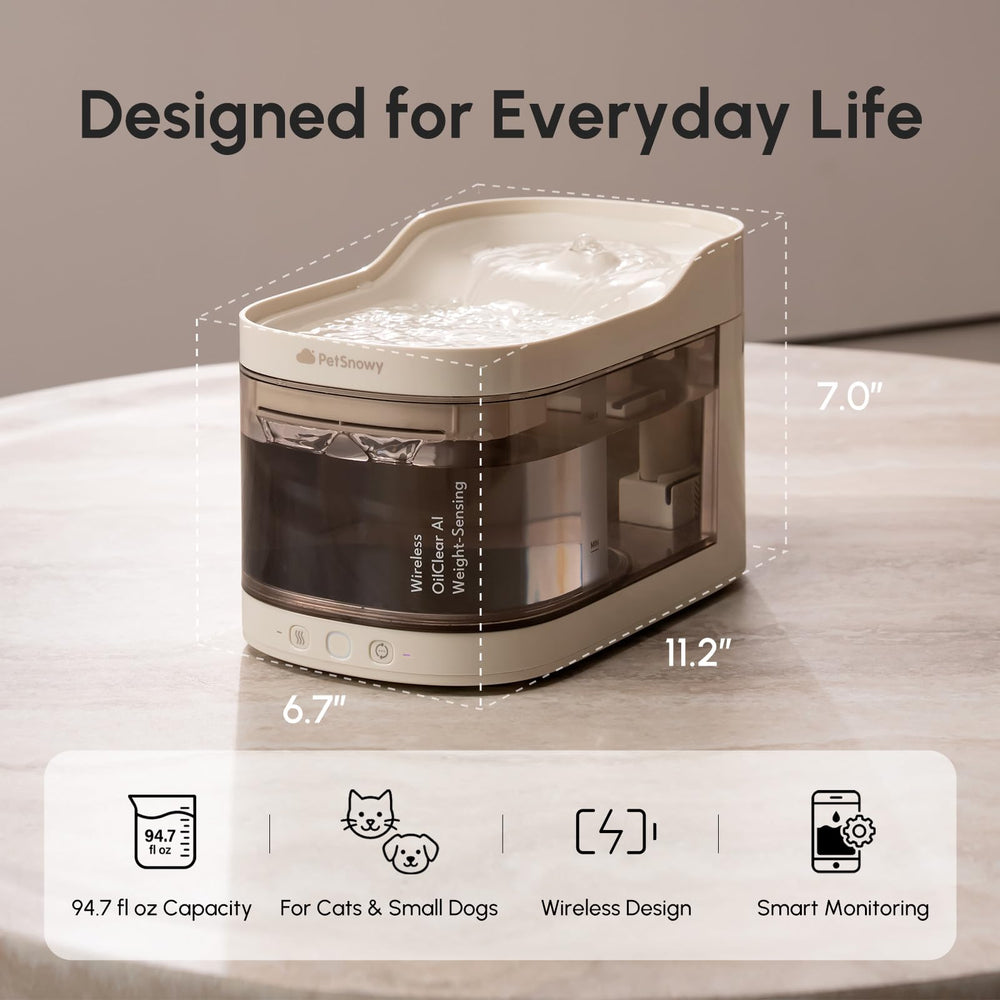 OilClear AI: entretien simple et pratique pour l’eau de votre animal