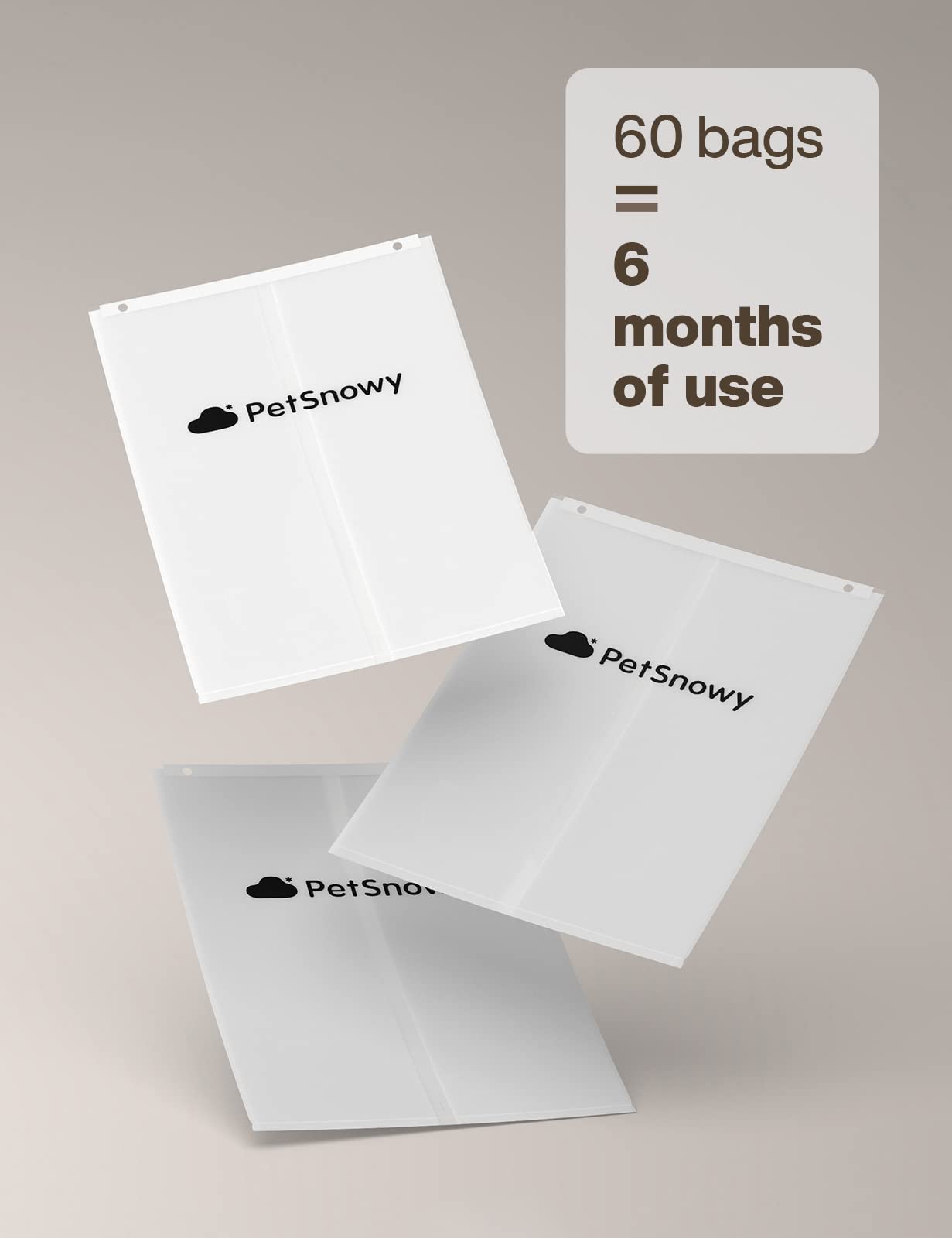 PetSnowy sacs-litiere-ecologiques-respectueux, choix pratique et durable.