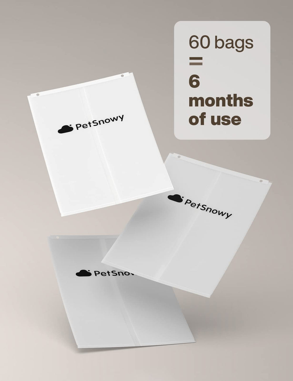 PetSnowy sacs-litiere-ecologiques-respectueux, choix pratique et durable.