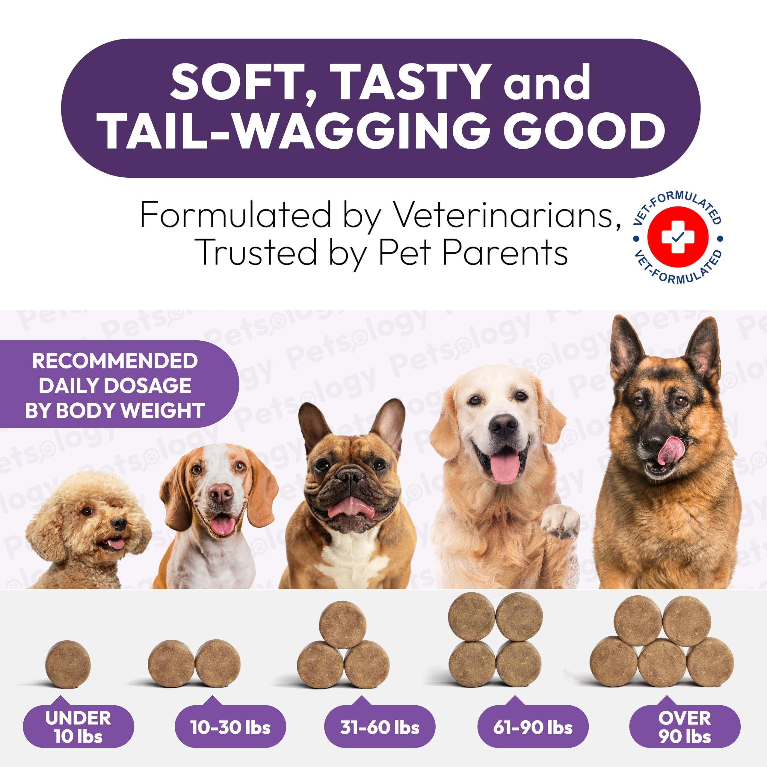 Petsology glucosamine chondroitine articulation chien: peut aider a soutenir les articulations.