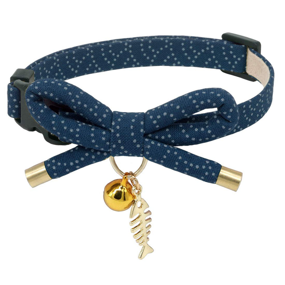 PetSoKoo collier chat noeud japonais pour un look élégant et sûr.