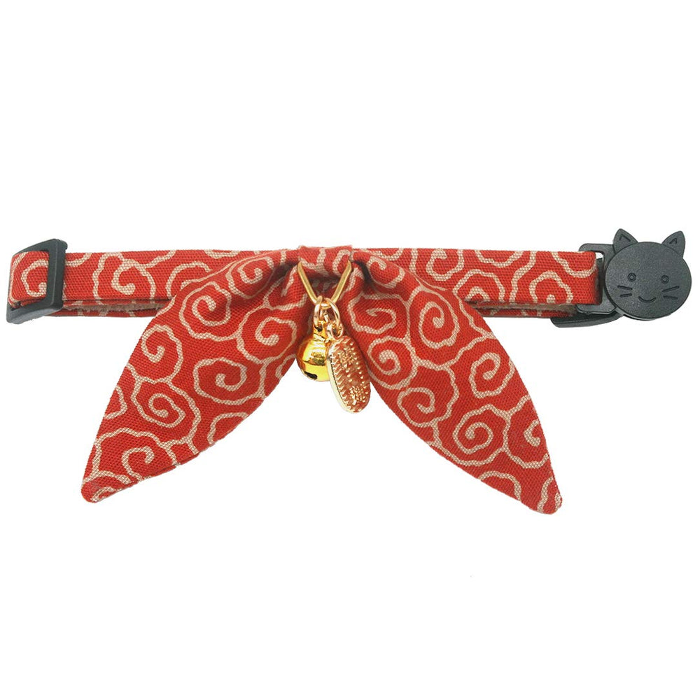 PetSoKoo motif arabesque tissu, rendu élégant et personnalisé pour votre chat.
