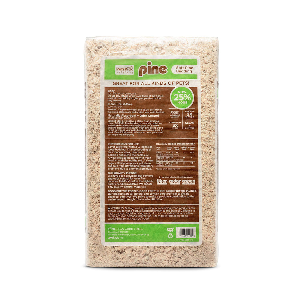 Texture douce favorisant tunnels et nids pour petits animaux.