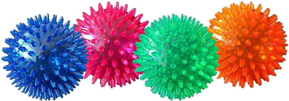 PetSport Balle Épineuse Gorille détail - texture pour stimulation ludique.