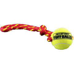 PetSport Fling Thing balle en caoutchouc et corde longue pour grands lancers.