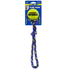 PetSport Fling Thing: corde robuste et balle résistante pour chiens mordeurs.