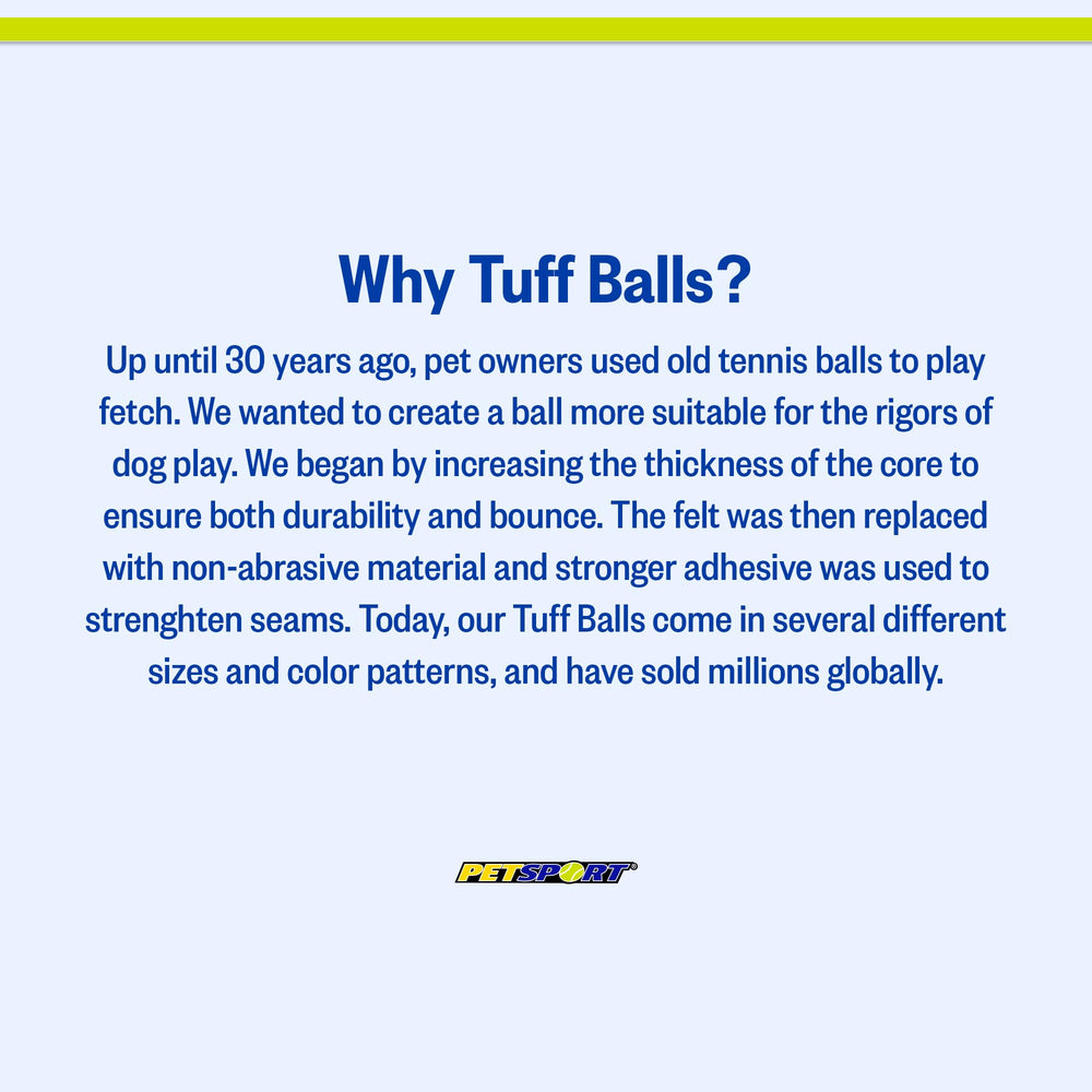 PetSport Mini Tuff Ball de 1,5 pouce adaptée aux petites races.