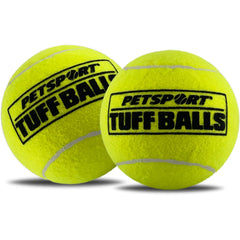 PetSport Mini Tuff Ball, caoutchouc naturel renforcé pour un rebond fiable.