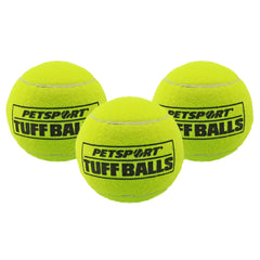 Boules Tuff géantes PetSport USA 4 pouces pour grands chiens, prêtes au jeu