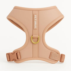 PETsRUS harnais chien sans tir Rose Beige XS — vue avant, confort et contrôle améliorés.
