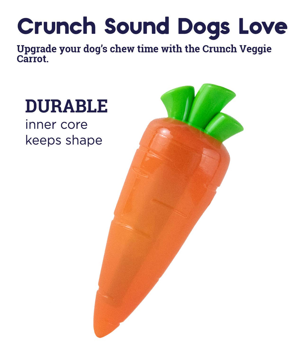 Petstages Crunch Veggies Grand-format: taille adaptée pour chiens moyens ou grands.