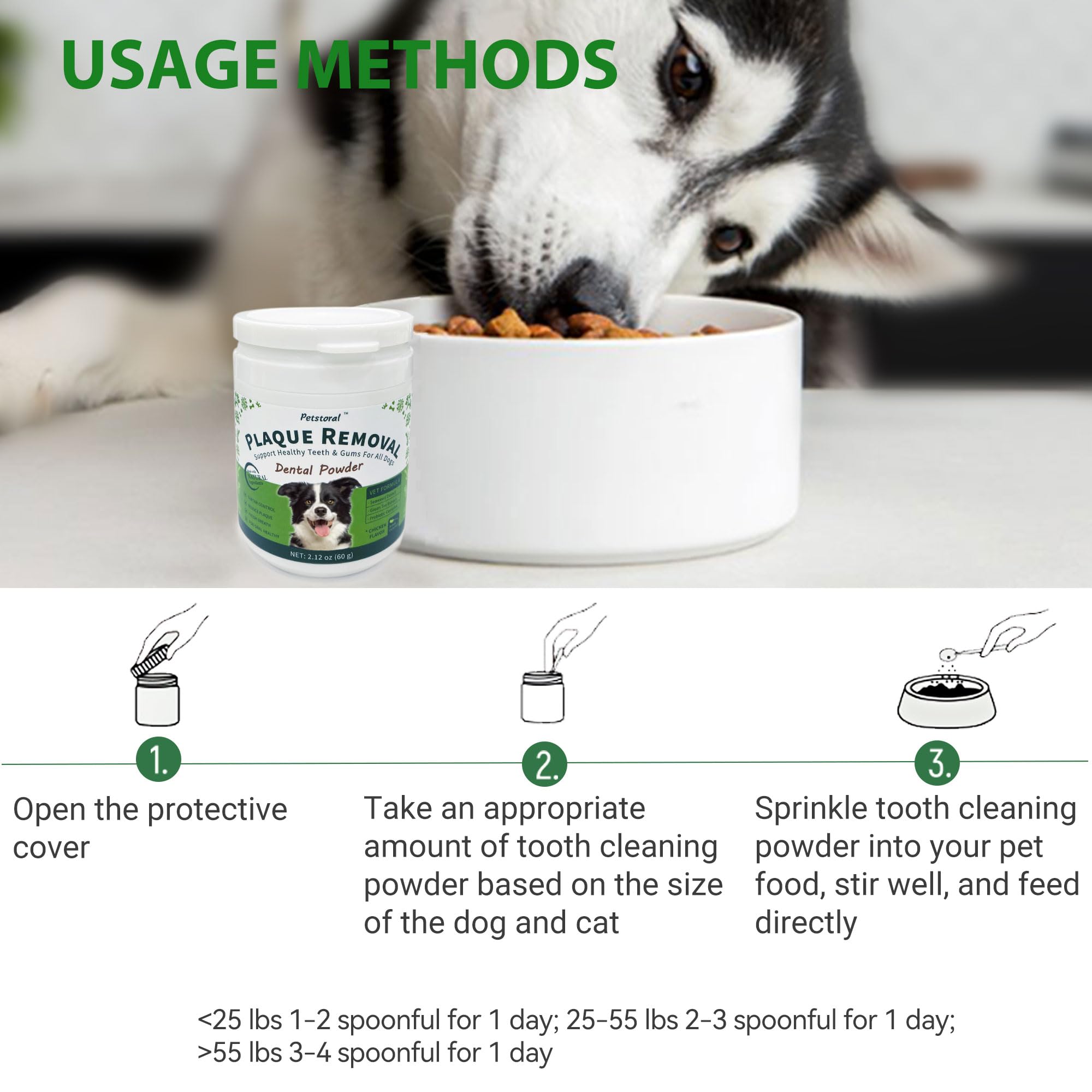 Petstoral Utilisation Quotidienne — soutien simple à l’hygiène buccale