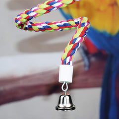 Petsvv jouet oiseau corde bungee fils internes pliables pour ajuster la taille.