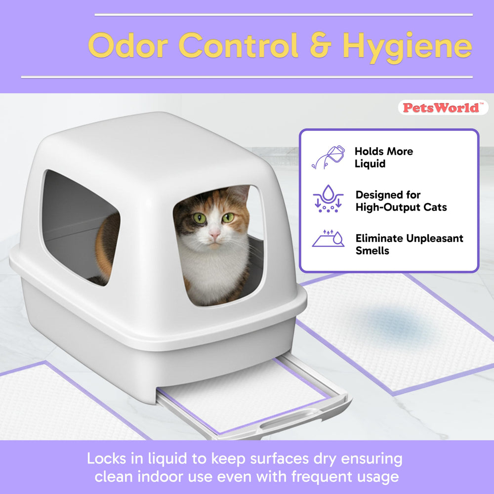 Film PE durable PetsWorld, barrière anti-fuite pour litière.