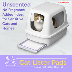 Noyau superabsorbant PetsWorld, tampon litière efficace pour contenir liquides.