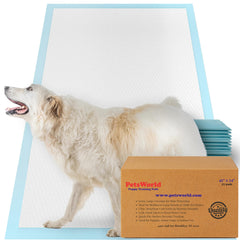 PETSWORLD tapis absorbant extra-large 43x74: couvre une grande surface et limite les nettoyages.