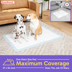 PETSWORLD Tapis-xxxl adhésifs – maintien fiable pour zones et cages.