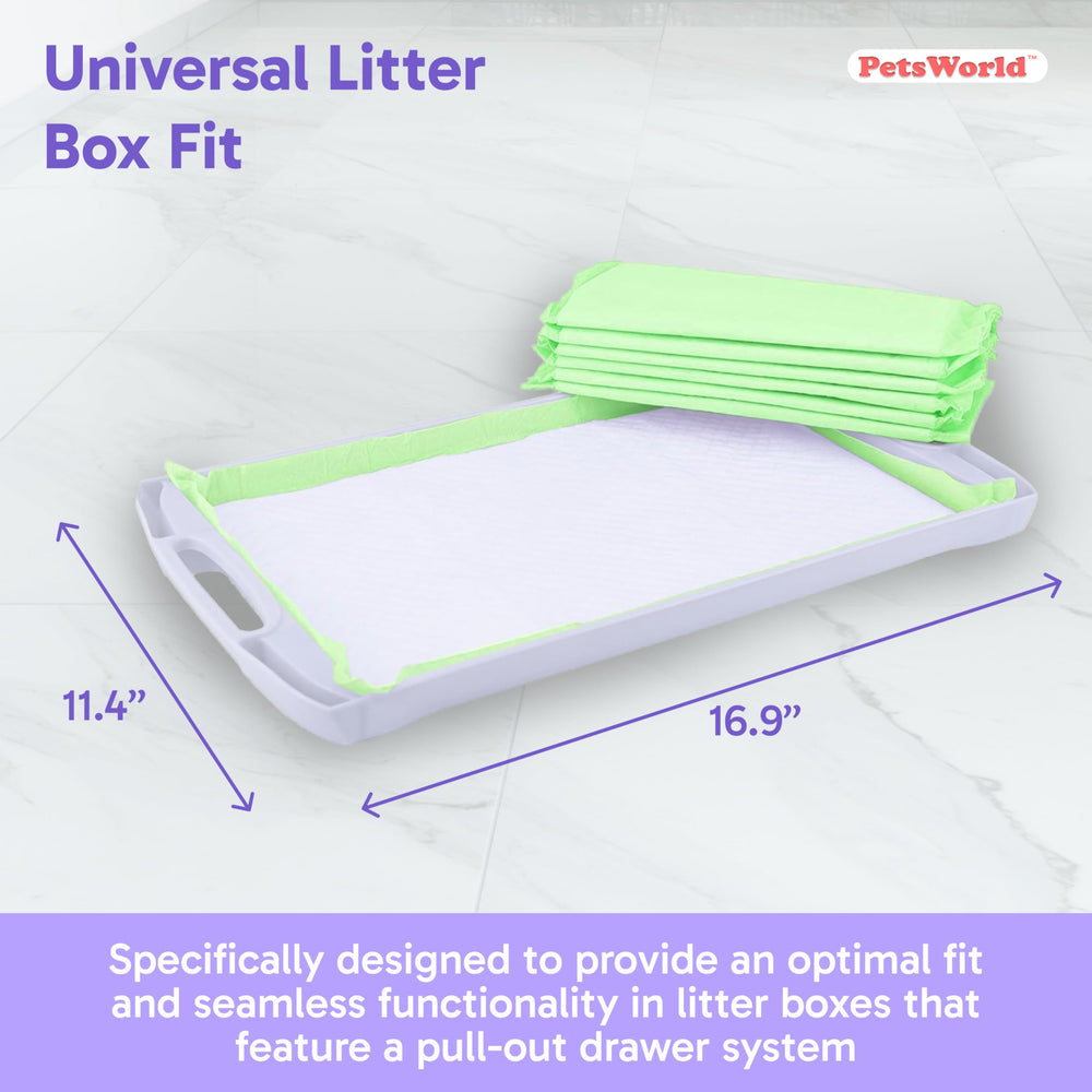 PetsWorld pad-refills compatible tiroir convient à la plupart des boîtes à litière.