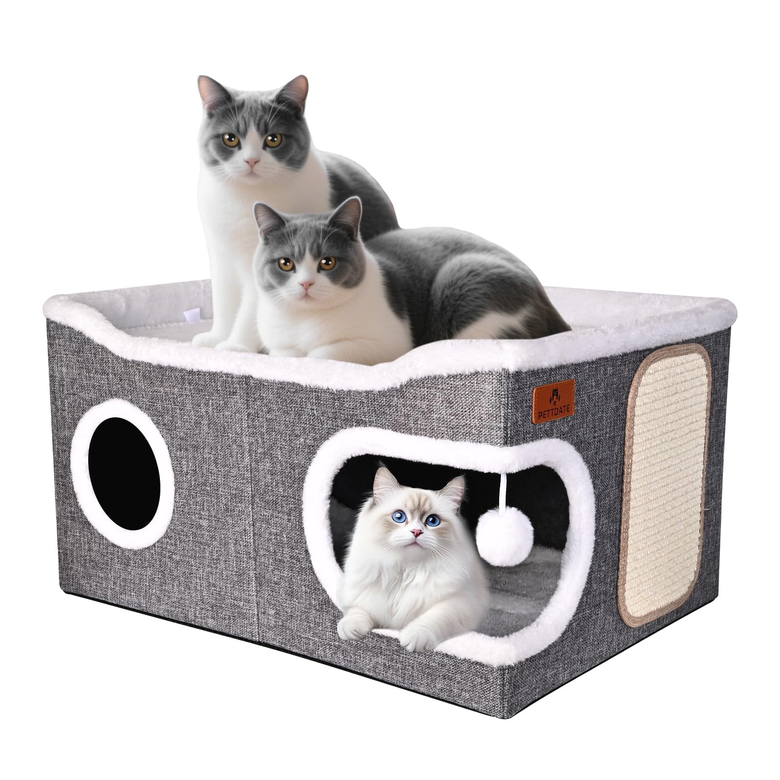 PETTDATE cabane pliable et portable, facile à transporter.
