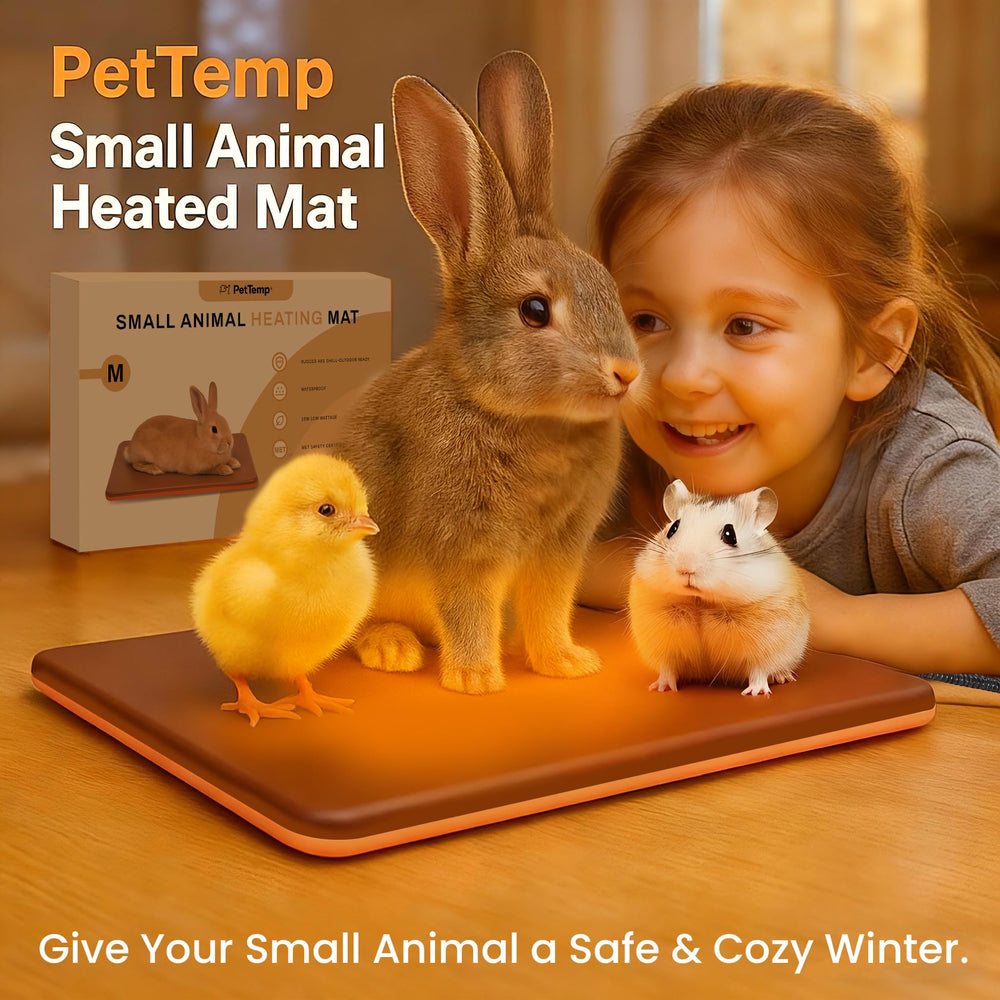 PetTemp tapis chauffant imperméable petit animal: usage intérieur et extérieur sans fuite.