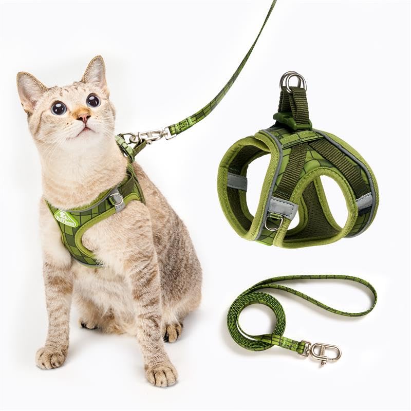 Harnais PetThem anti evasion, securite et confort pour chat