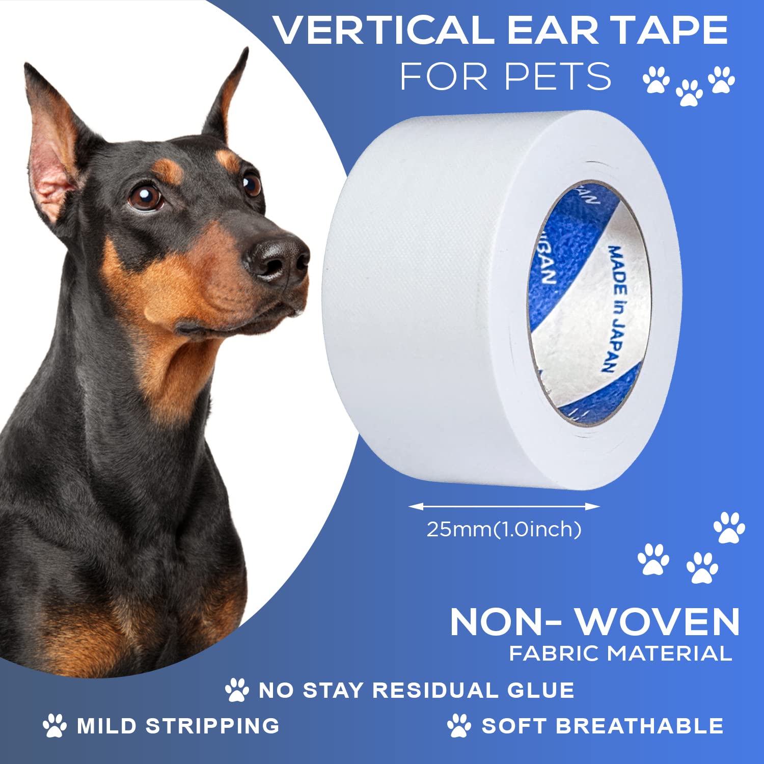 PETTIST coton-tiges pour oreilles de chien, nettoyage en douceur.