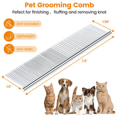 PETTOM peigne à dents larges pour défaire les nœuds tenaces.