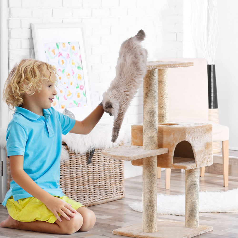 PETUOL kit renouvellement grifffoirs, poteau sisal durable pour chat actif.