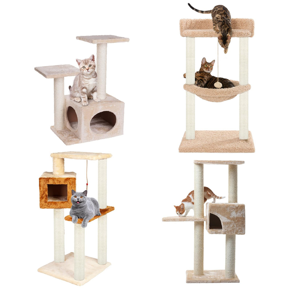 PETUOL poteau griffoir pour arbre à chat intérieur, taille 15,7 po.