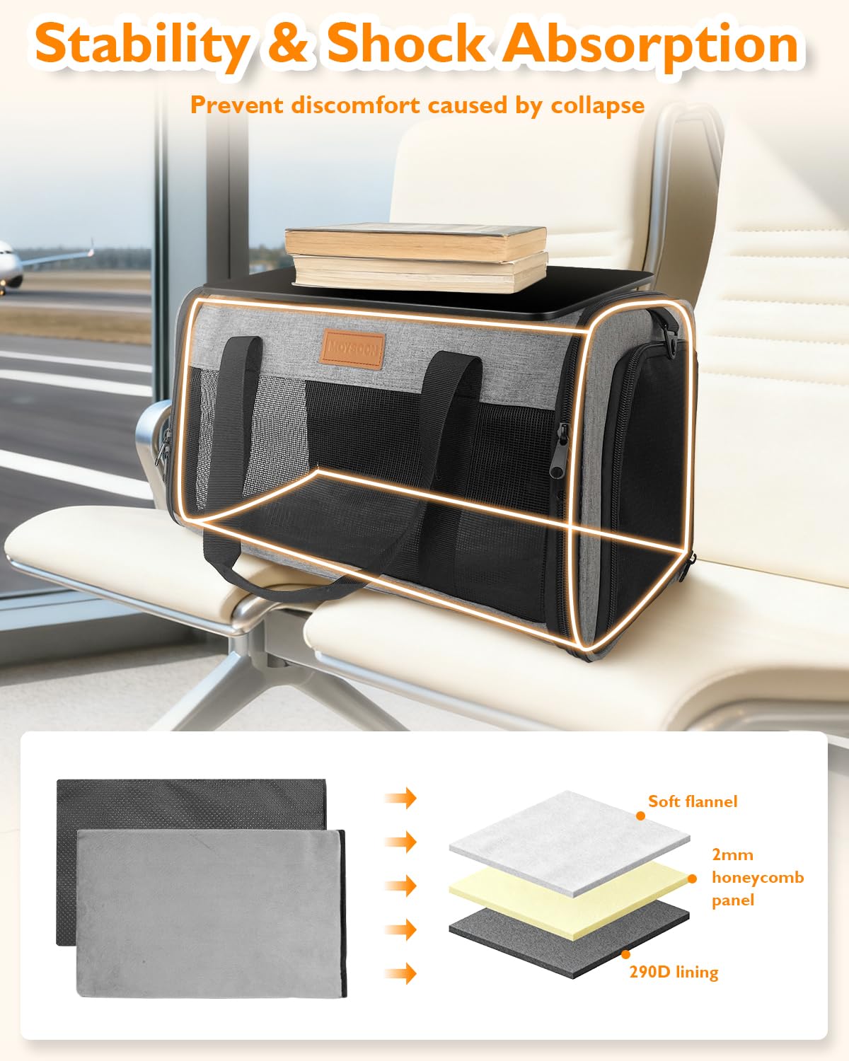 Réseau mesh respirant PETUX assure ventilation et visibilité.