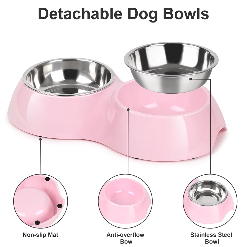 Bols Petvillage lavables au lave-vaisselle, entretien rapide et efficace.