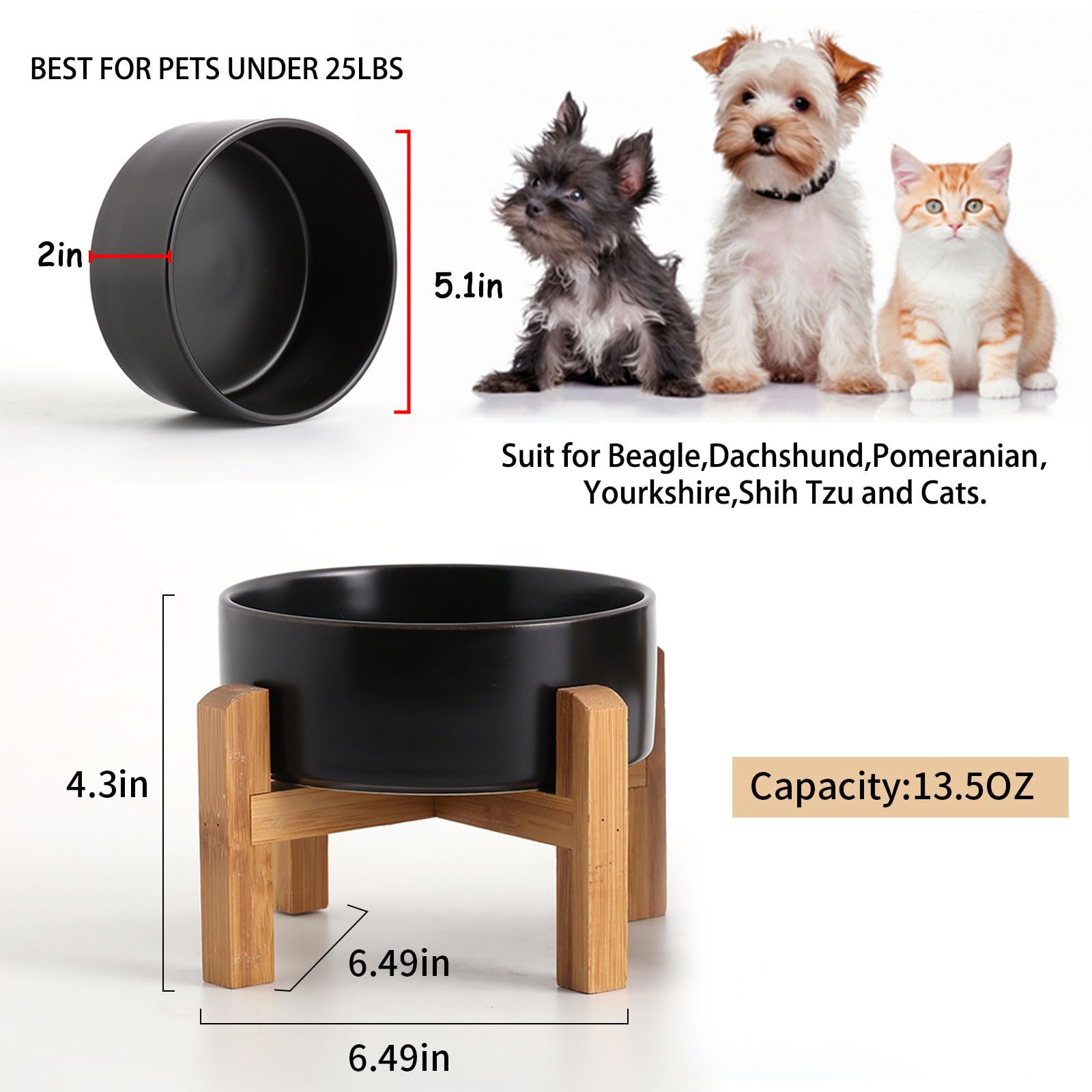 Bol en porcelaine sans plomb Petygooing pour repas sûrs et propres.