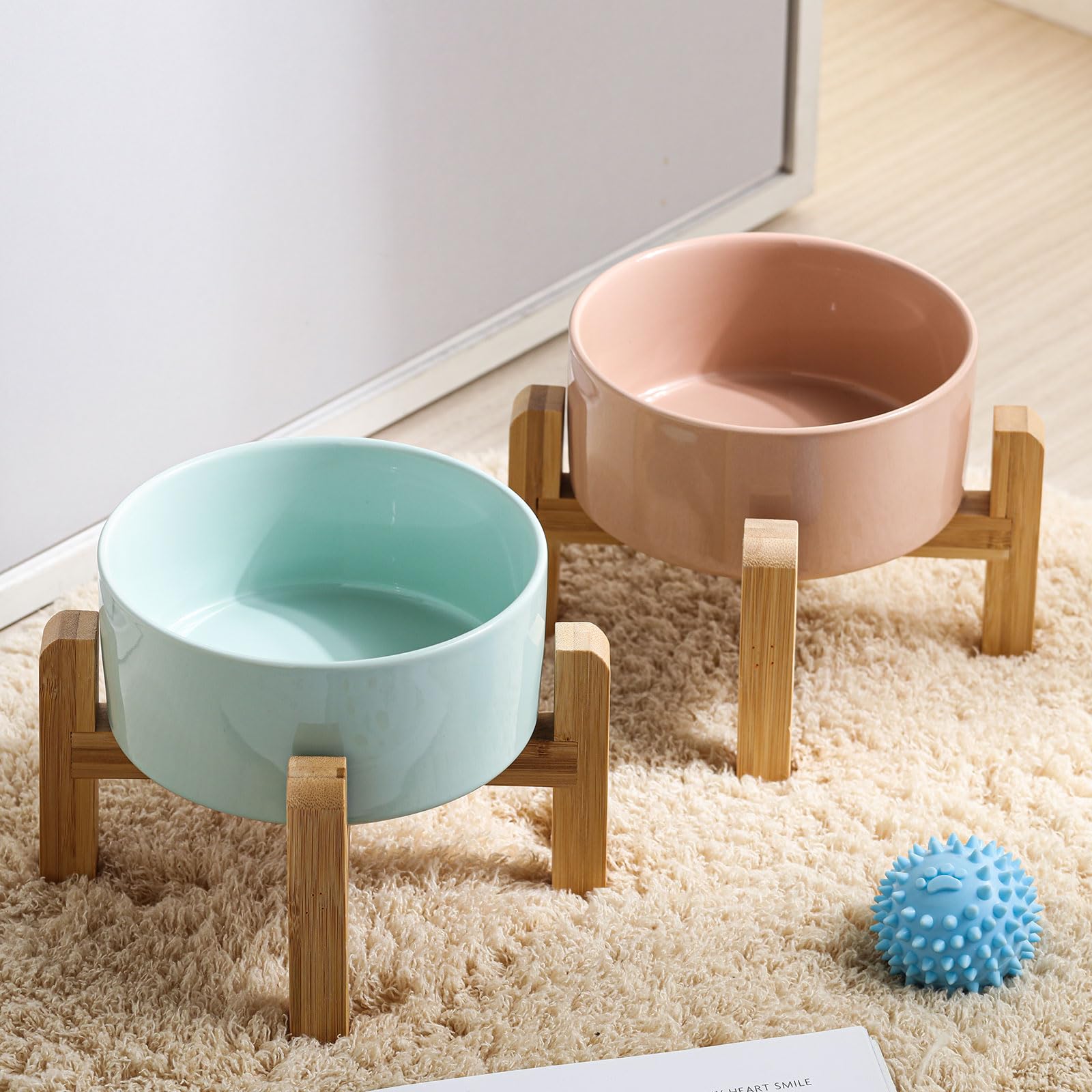 Petygooing bol élevé en céramique pour petits chiens et chats.