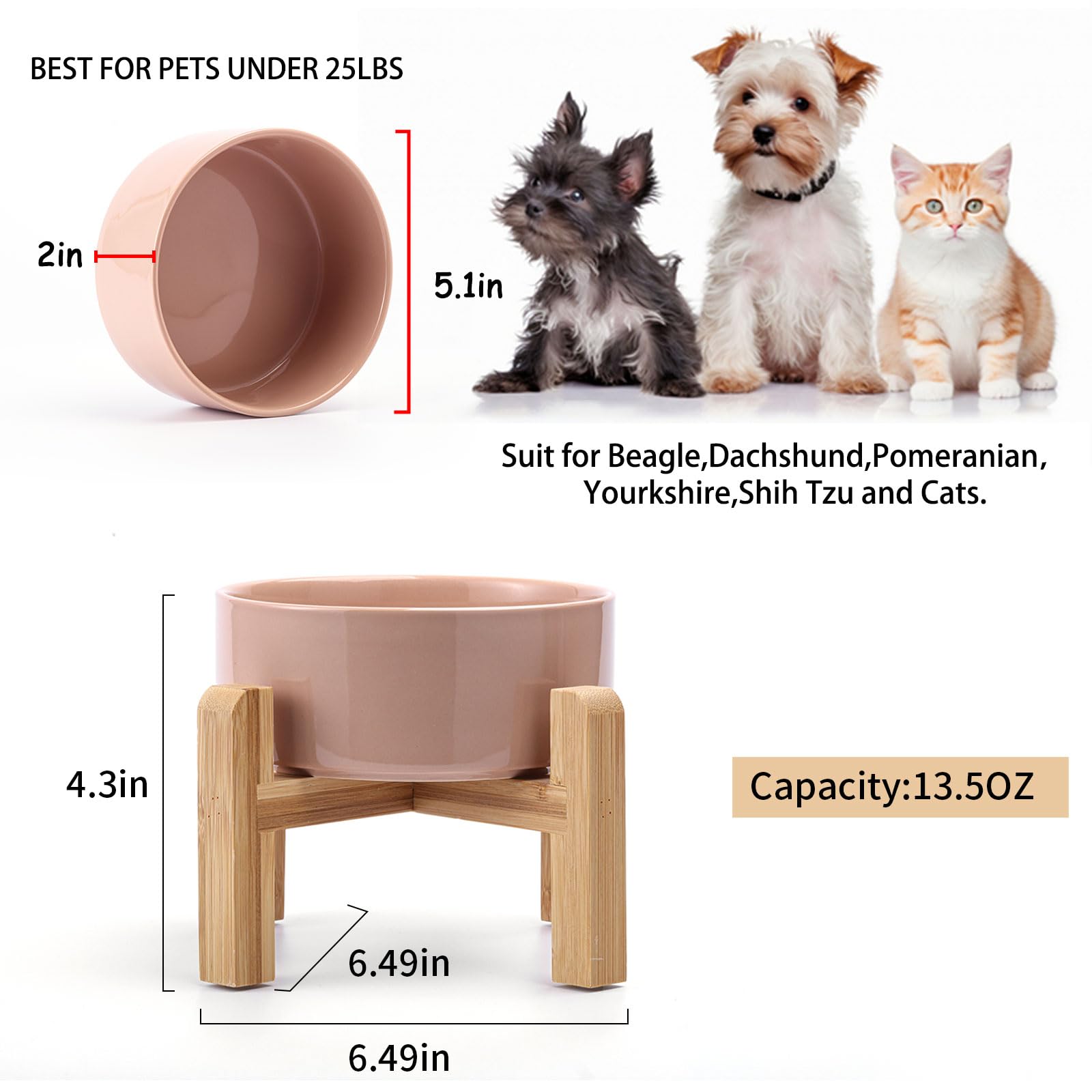 Bol en porcelaine sans plomb Petygooing, repas propres et sûrs.