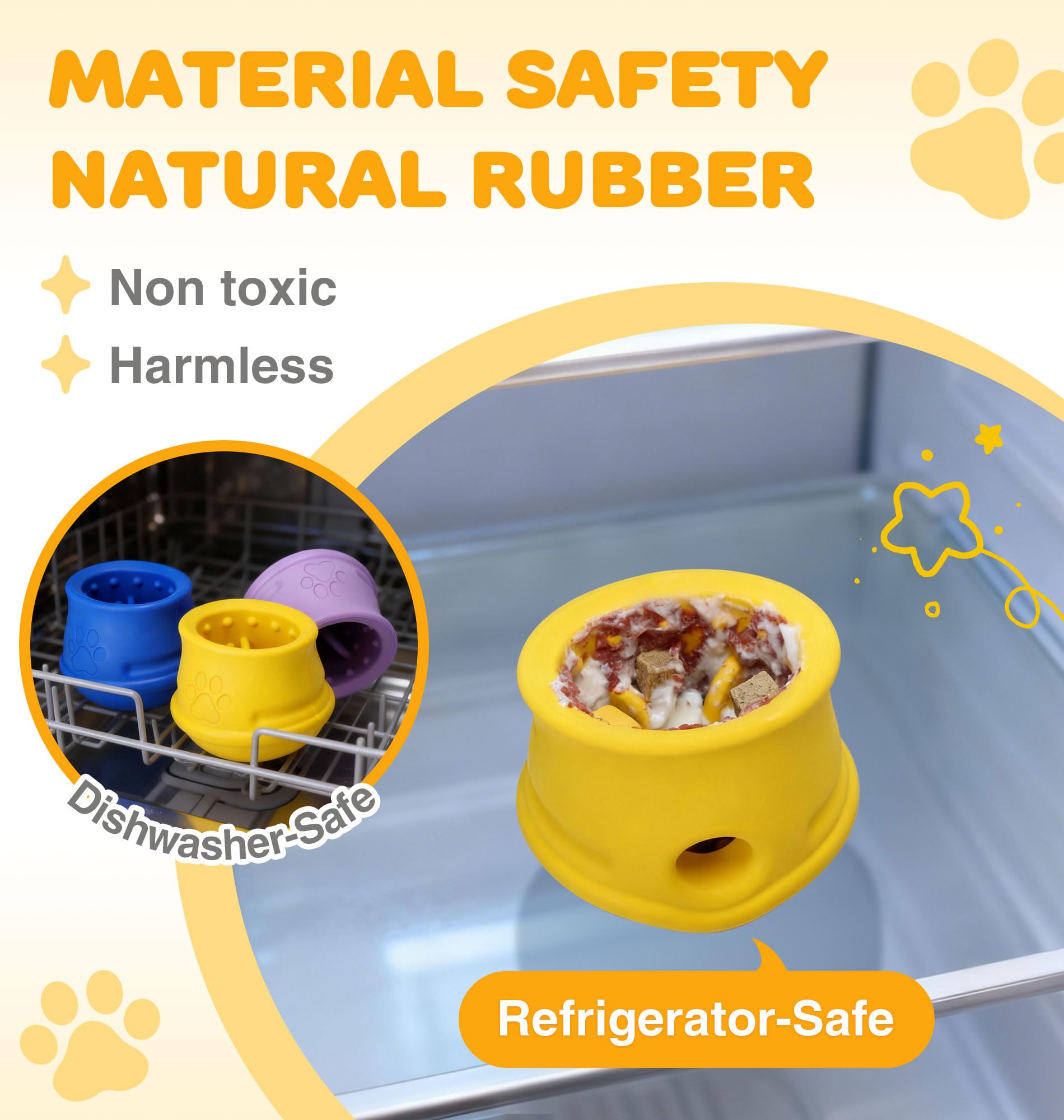 PetZee jouet-couleur-jaune-visuel-chien attire l’œil et stimule l’attention.